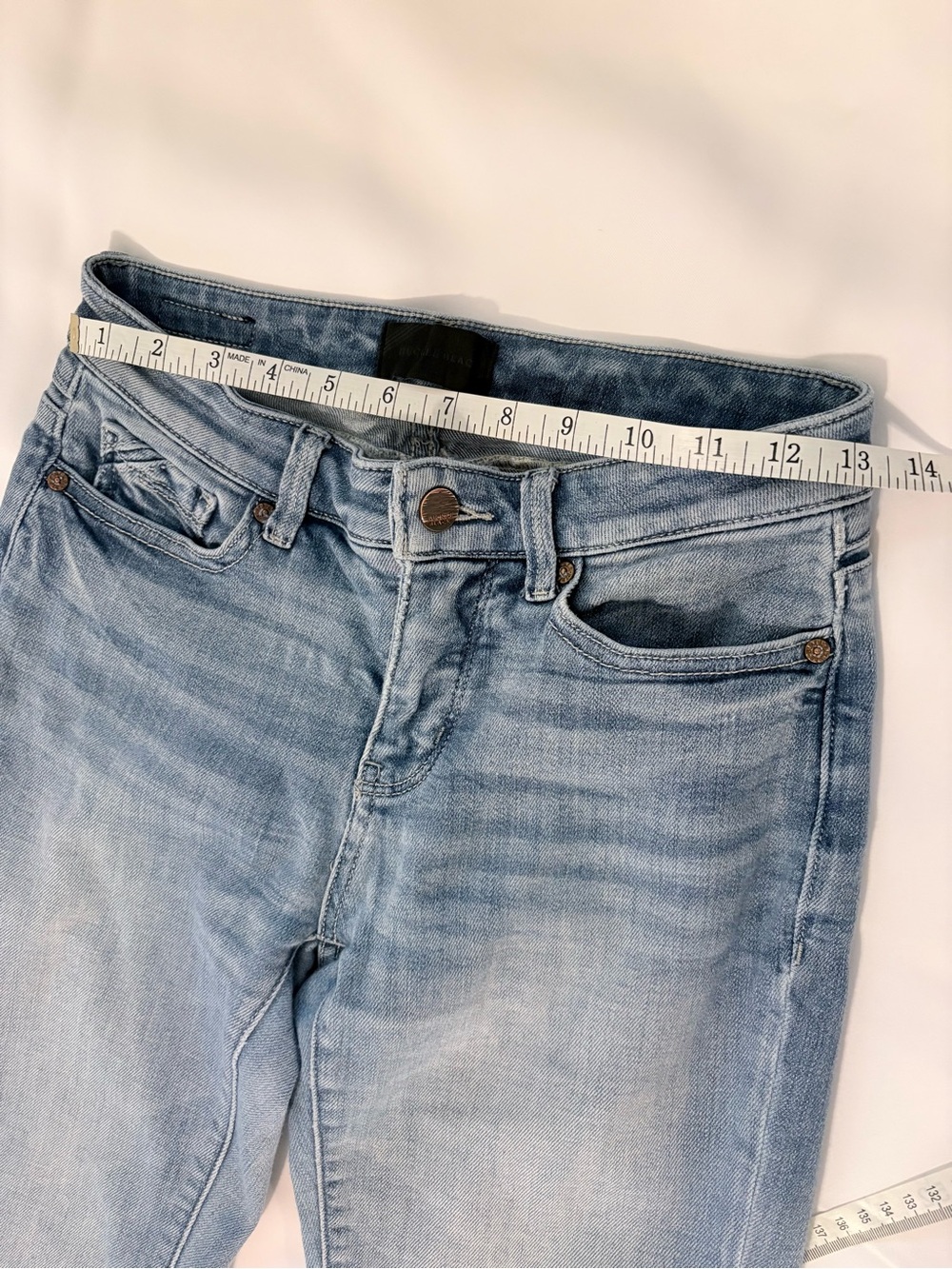 Buckle Light Blue Flare Jeans - Picture 3 of 5